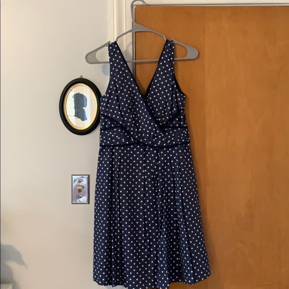 Nine West Retro Polka Dot Dress
